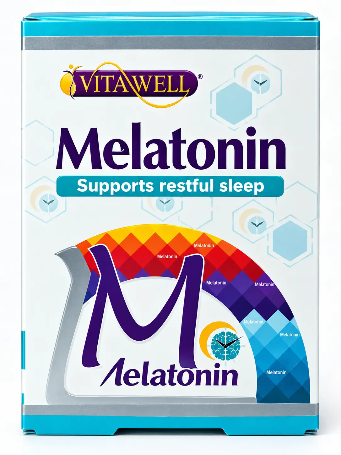 MELATONIN-VITAWELL-1_result ملاتونین 3 میلیگرم ویتاول قرص حلشونده در دهان 30 عددی - Image 1