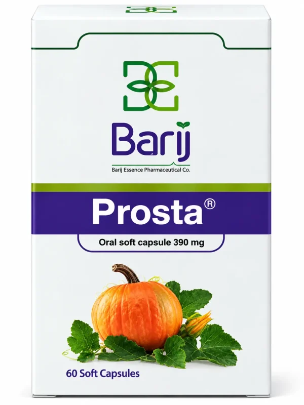 پروستا 390 میلی‌گرم باریج اسانس سافت ژل 60 عددی - Image 2