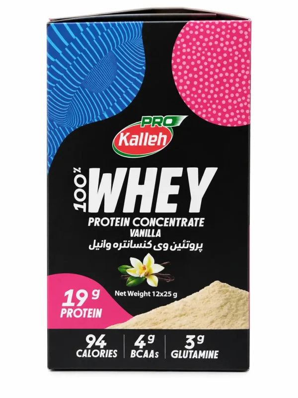 پروتئین وی 100% کنسانتره کاله پرو وانیل 12 ساشه 25 گرمی - Image 3