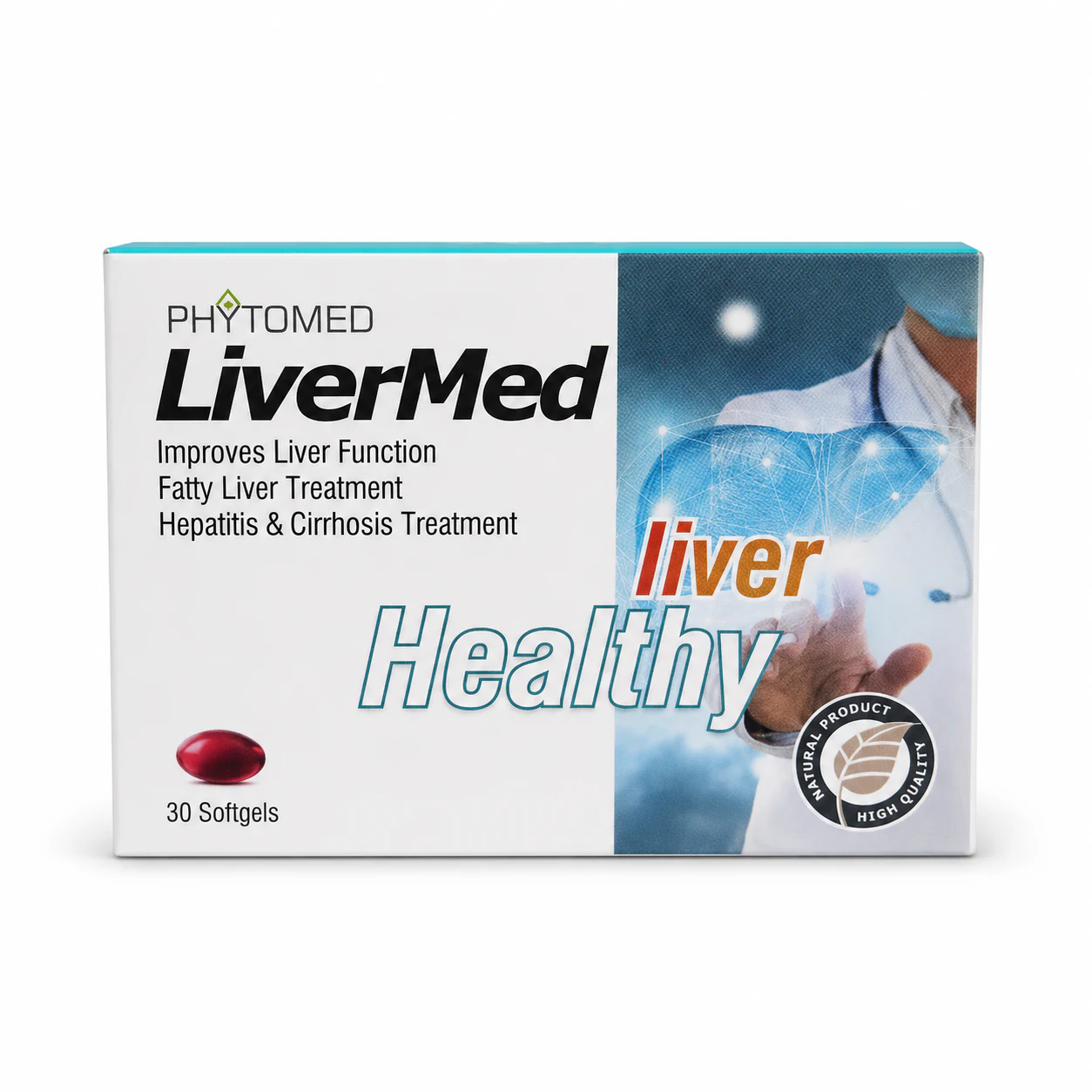 livermed-2 لیورمد فیتومد کپسول 30 عددی - Image 1