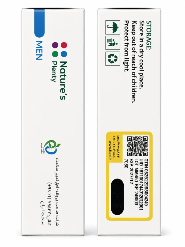 مولتی ویتامین و مینرال آقایان بالای 50 سال نیچرز پلنتی کپسول 30 عددی - Image 3