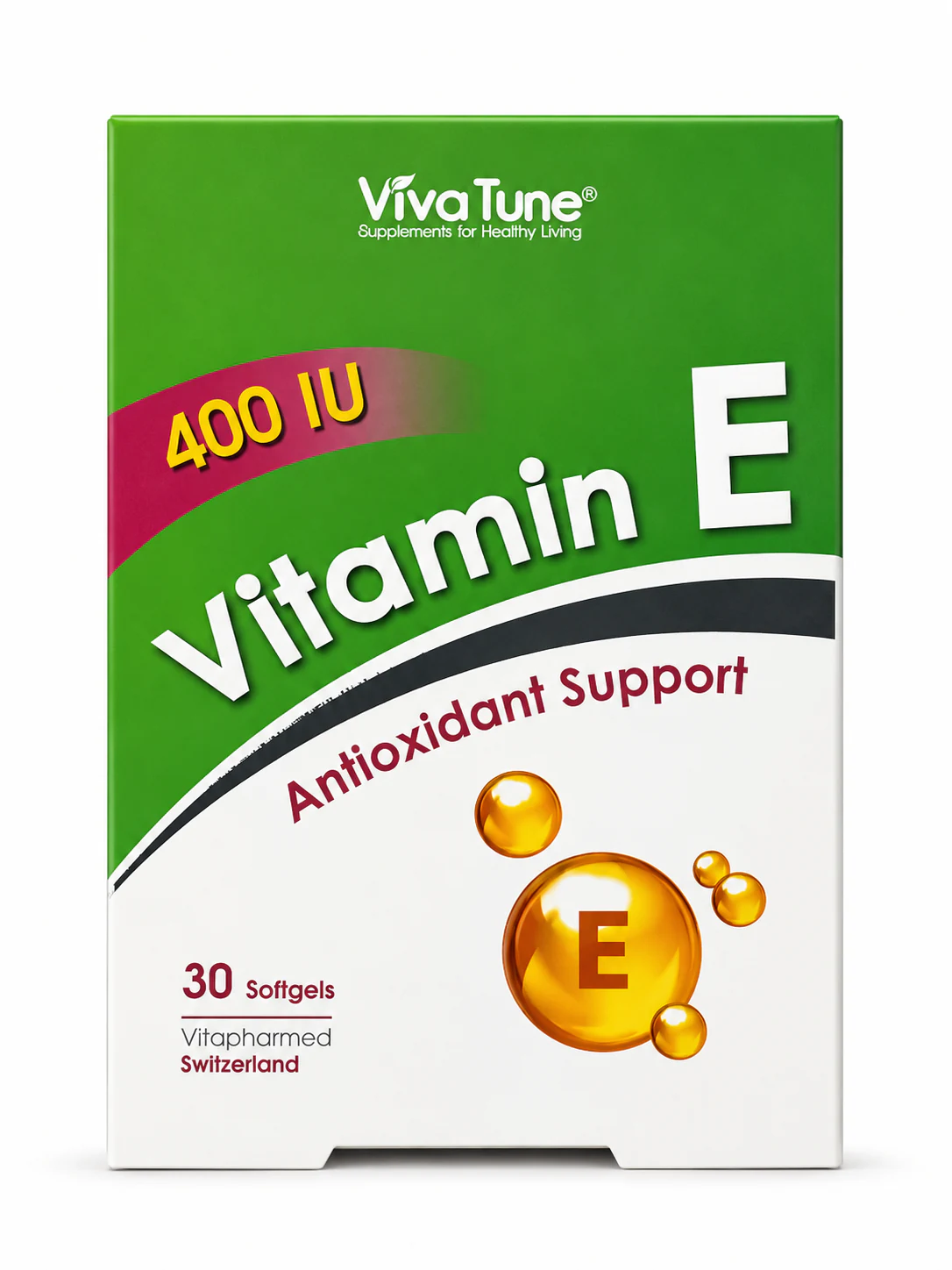 vitamin-e-vivatune-1 ویتامین E 400 ویواتیون سافتژل 30 عددی - Image 1